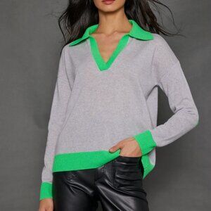 Lisa Todd Colour Pop Cashmere Sweater, Size Extra Small